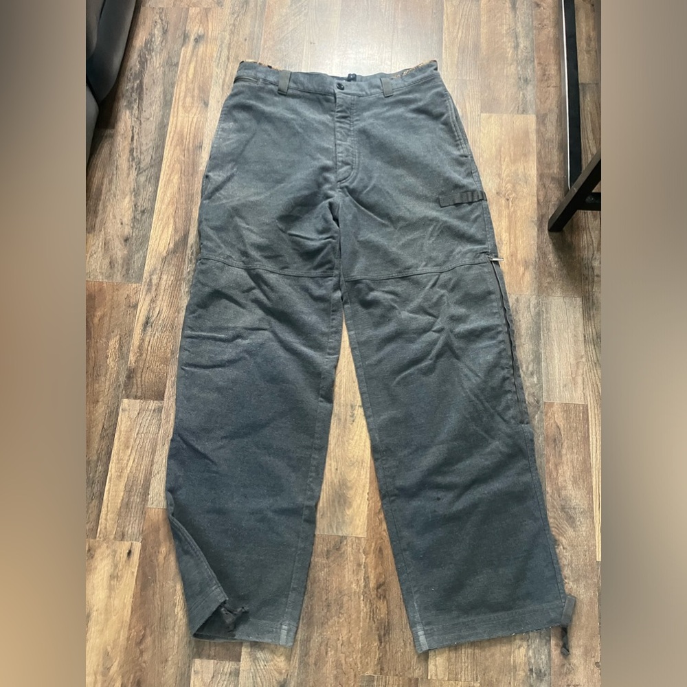 Triple five soul Size 38 Pants Gray Flannel Y2K Skater